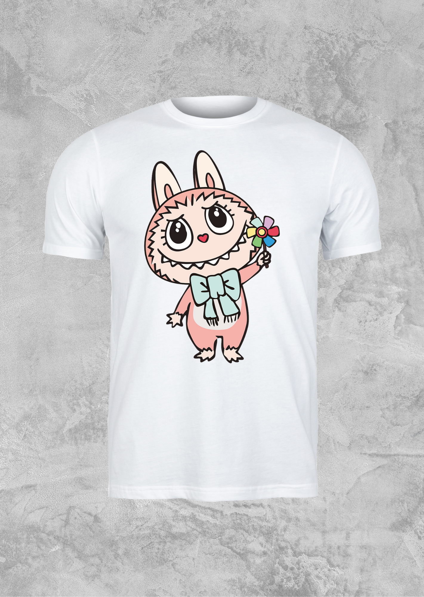 Labubu - Rosa com laço