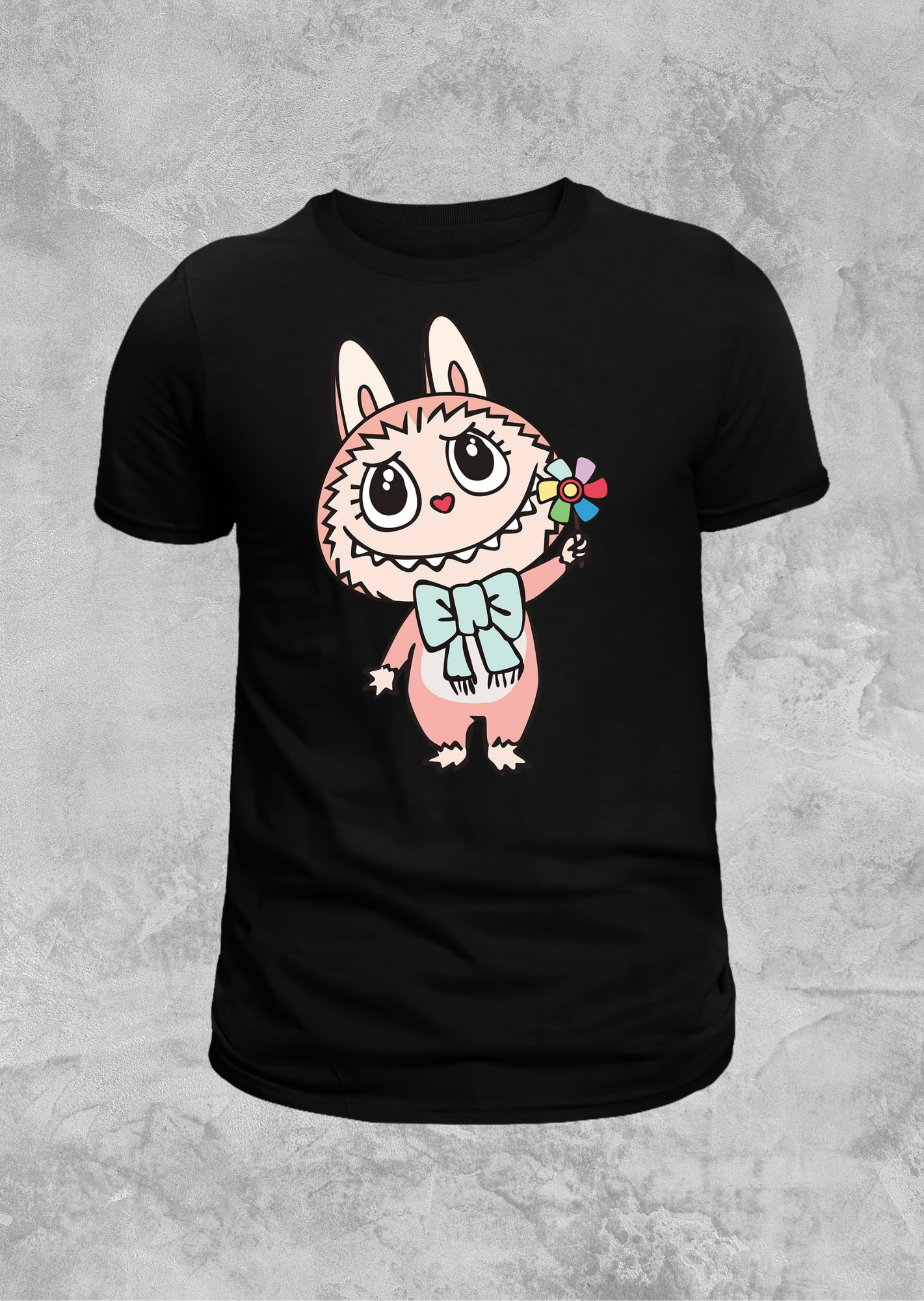 Labubu - Rosa com laço