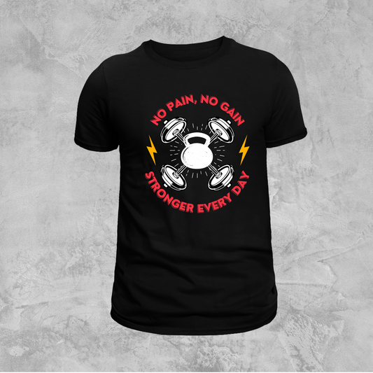 No Pain No Gain - Stronger Every Day