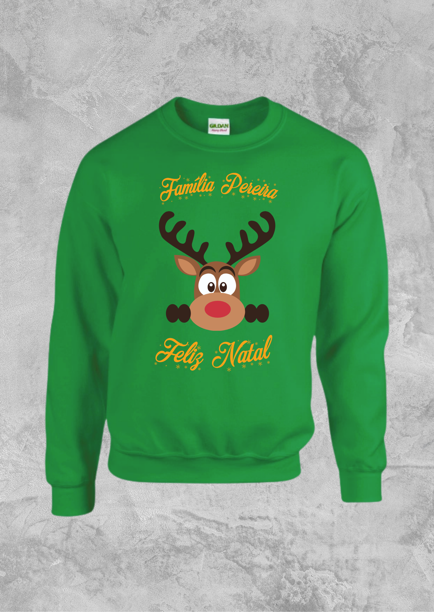 Feliz Natal - Rena com nome