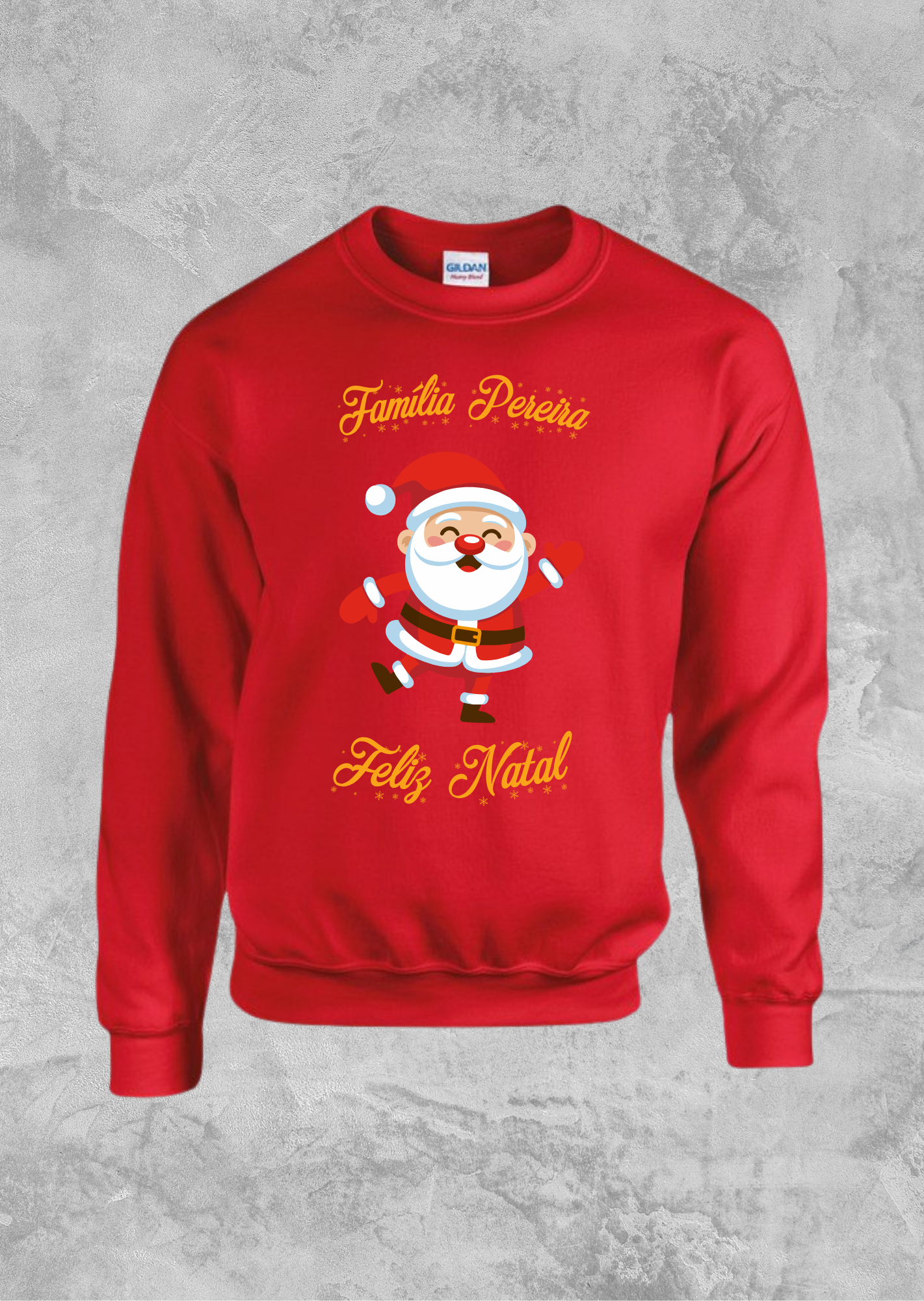 Feliz Natal - Pai Natal com nome