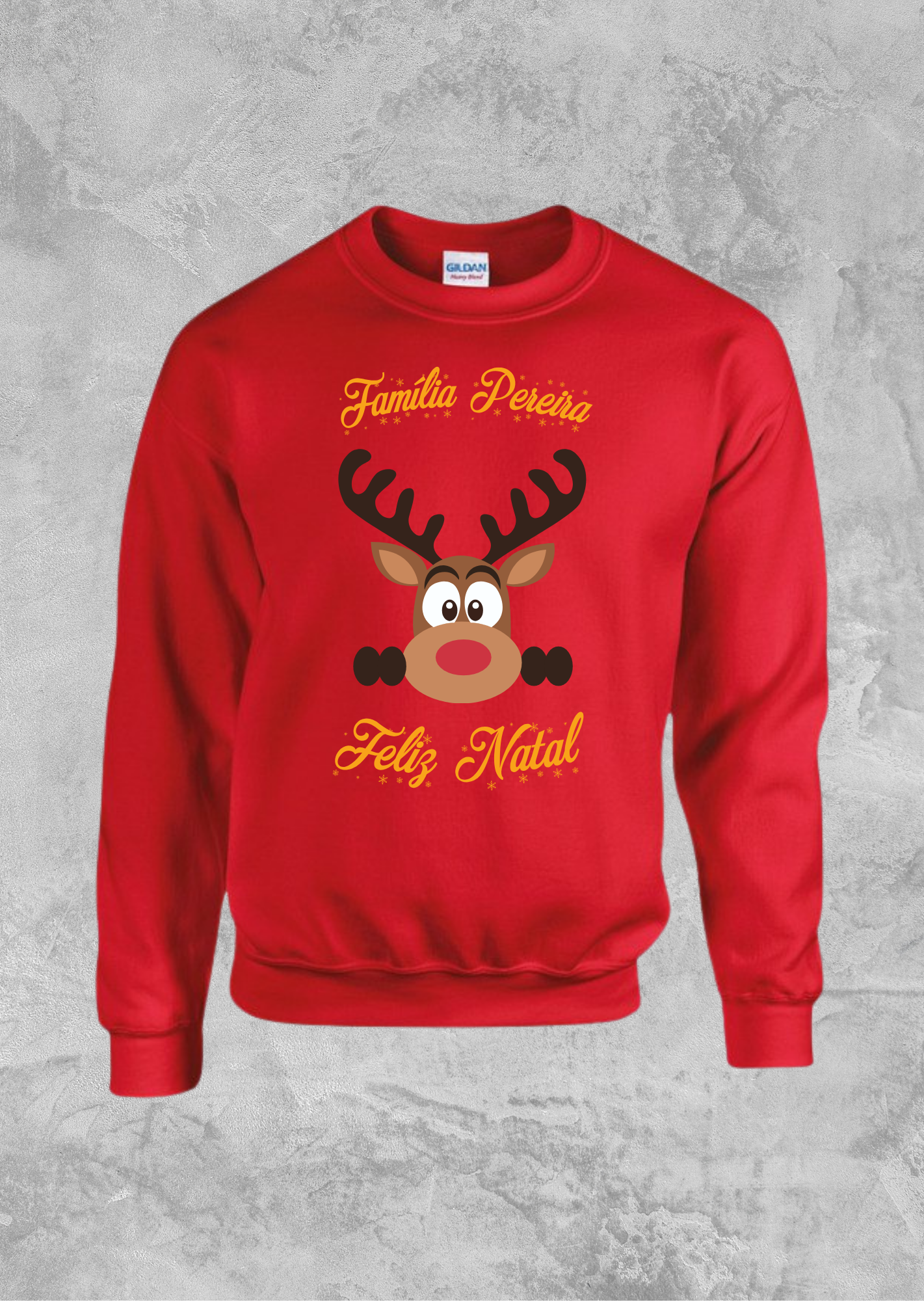 Feliz Natal - Rena com nome