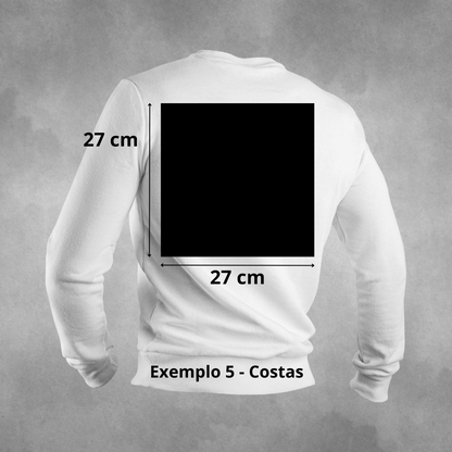 Camisola Manga Comprida Personalizada Unissexo